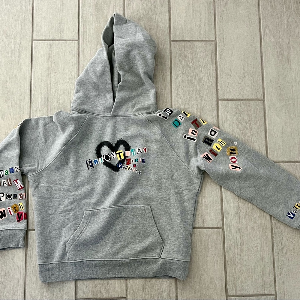 Zadig and Voltaire Hoodie Sweatshirt small